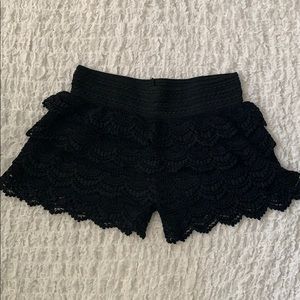 Crochet shorts
